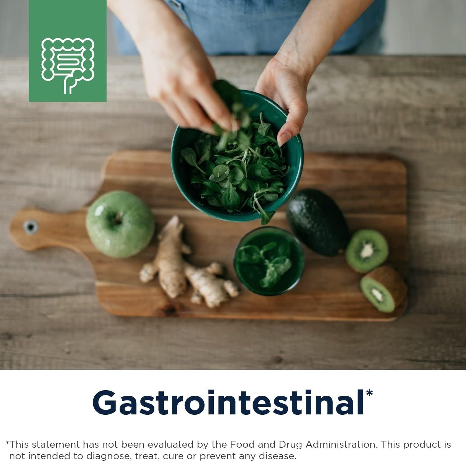 Suplemento Digestivo Vegetal Designs for Health - 90 Cápsulas