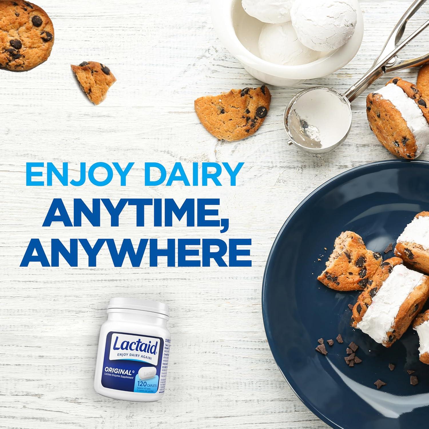 Lactaid Fuerza Original 120 Comprimidos 9000 FCC Lactasa