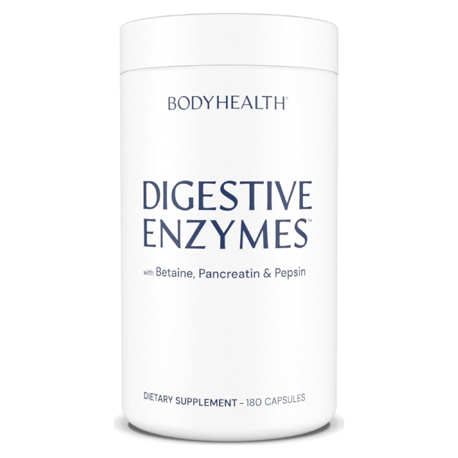BodyHealth Enzimas Digestivas 180 Cápsulas - Alivio Digestivo