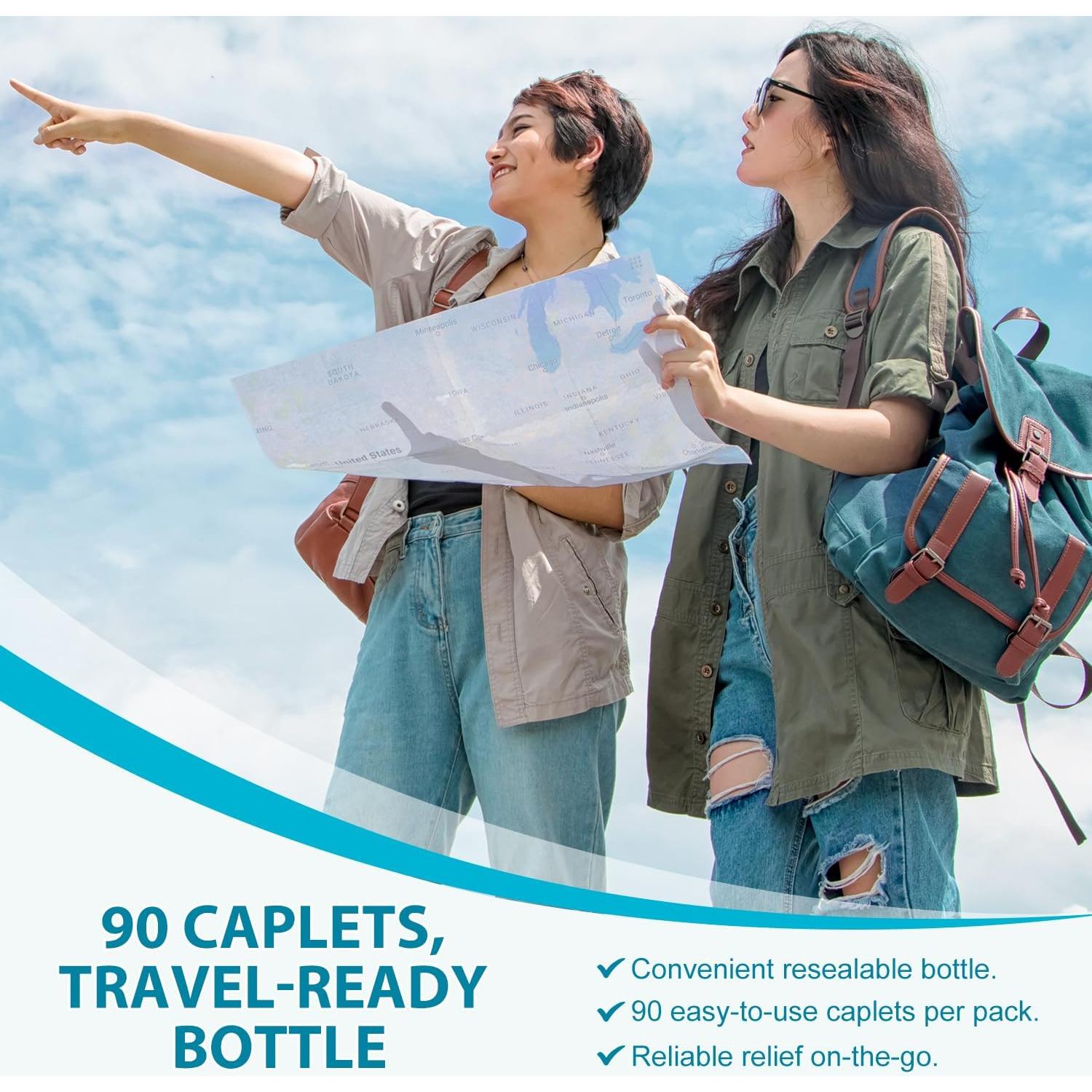 Suplemento Enzima Lactasa Heivy 90 Tabletas Alivio Intolerancia