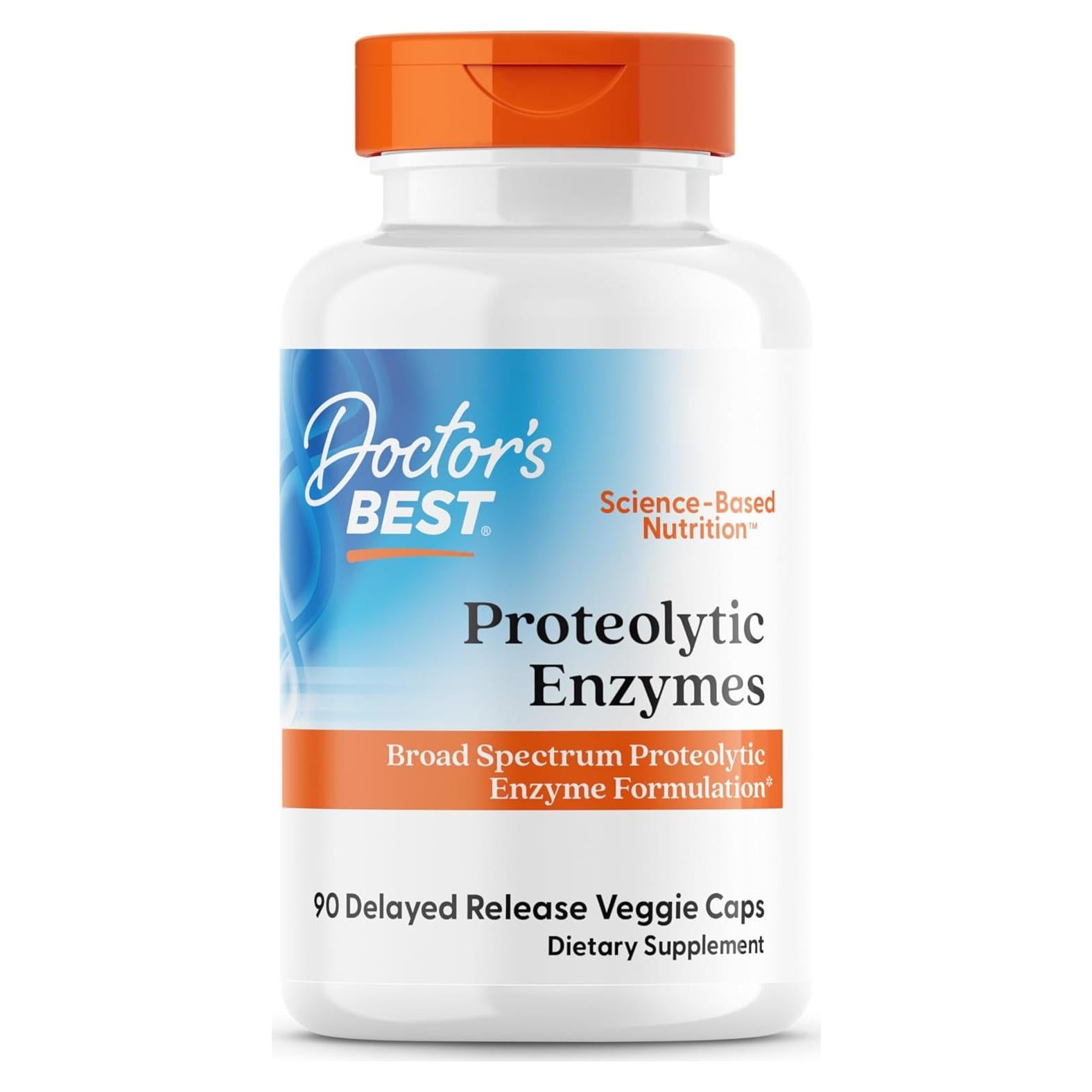Enzimas Proteolíticas Doctor's Best 90 Cápsulas Vegetales