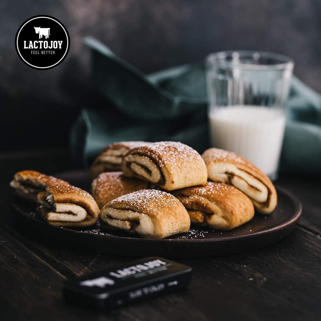 LactoJoy Pastillas de Lactasa 14,500 FCC - 80 Piezas - Sin Aditivos