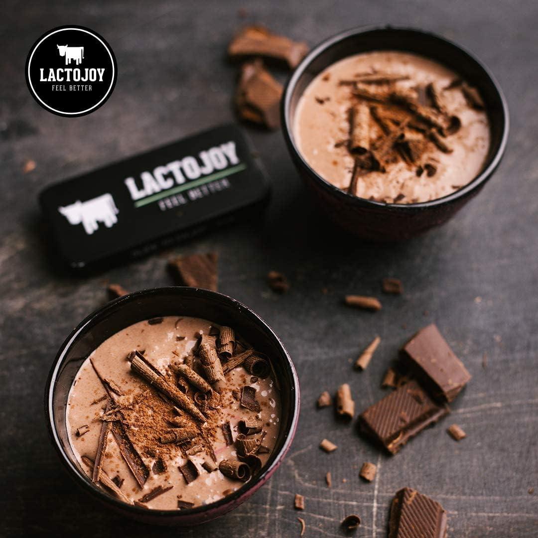 LactoJoy Pastillas de Lactasa 14,500 FCC - 80 Piezas - Sin Aditivos