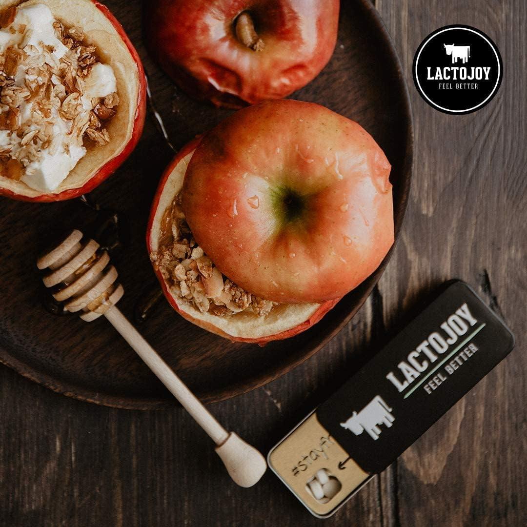 LactoJoy Pastillas de Lactasa 14,500 FCC - 80 Piezas - Sin Aditivos