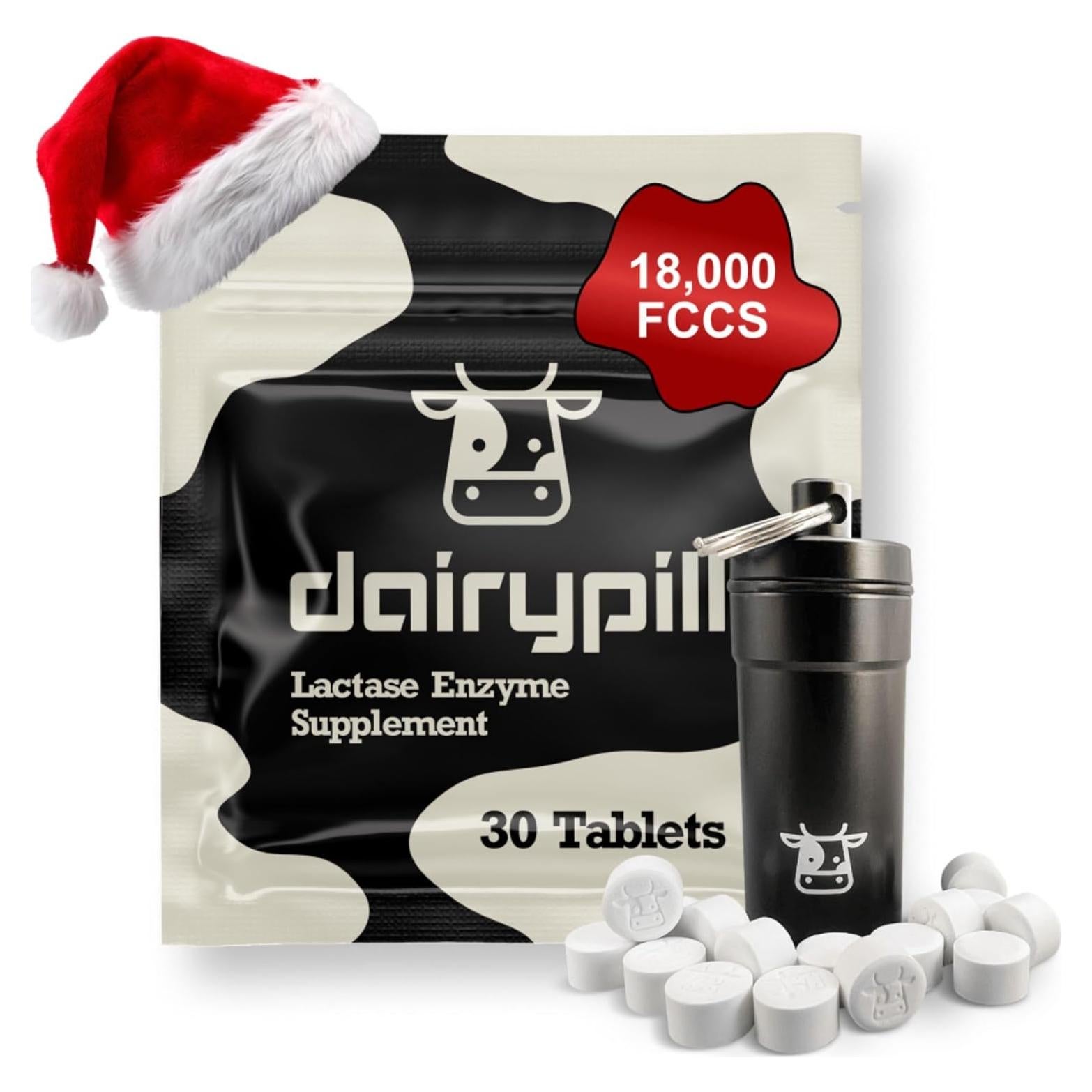 Suplemento Enzima Lactasa DairyPill 18,000 FCCs 30 Pastillas