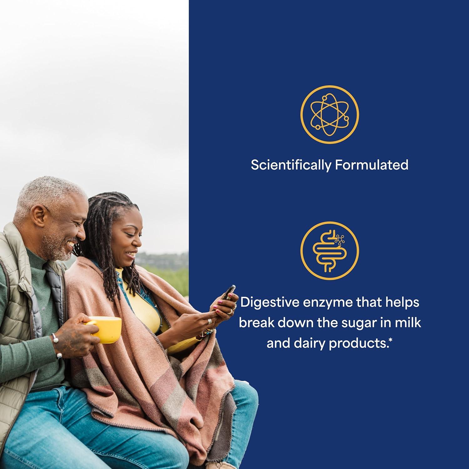 Enzima Lactasa Puritan's Pride 120 Cápsulas 40 Días