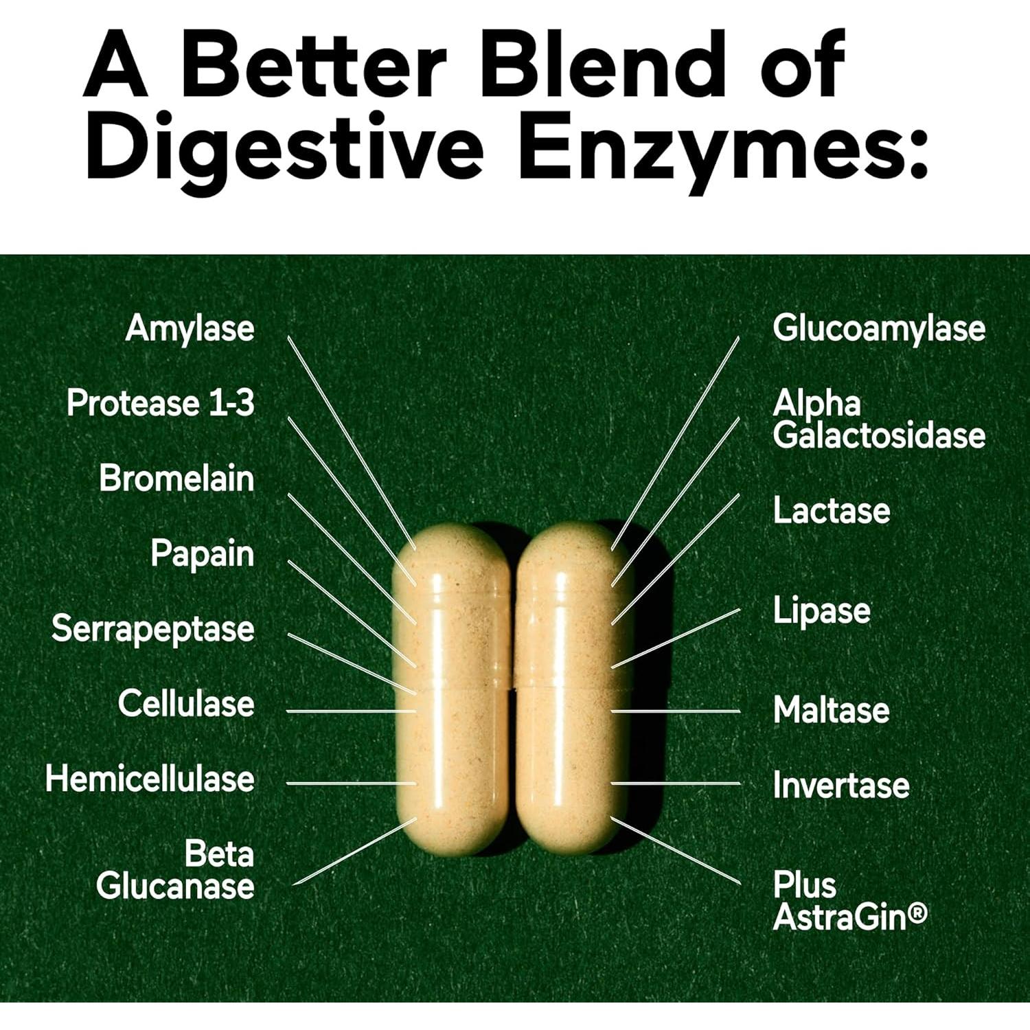 Enzimas Digestivas Veganas Smarter Nutrition 90 Cápsulas