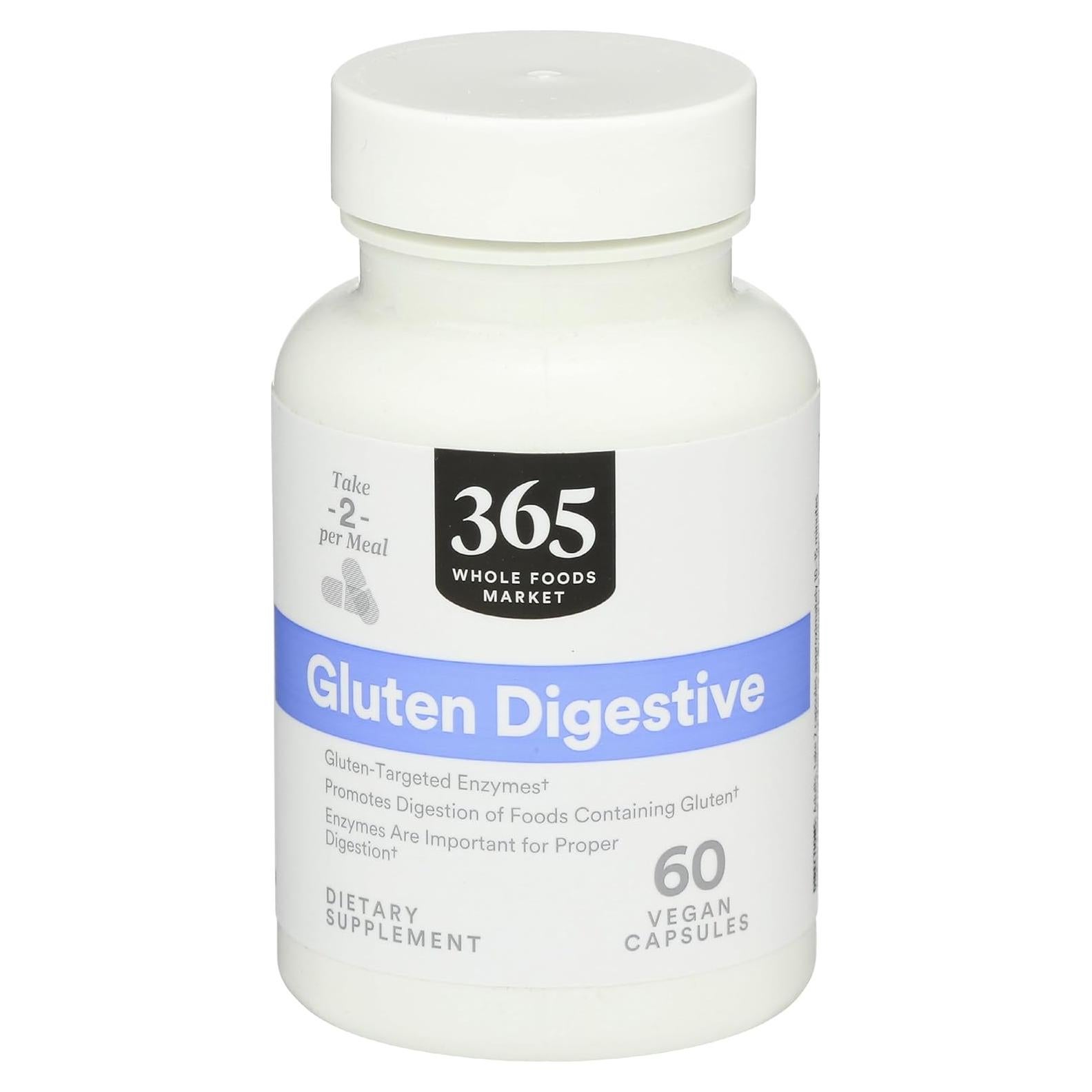 Enzimas Digestivas de Gluten 365 Everyday Value - 60 Cápsulas