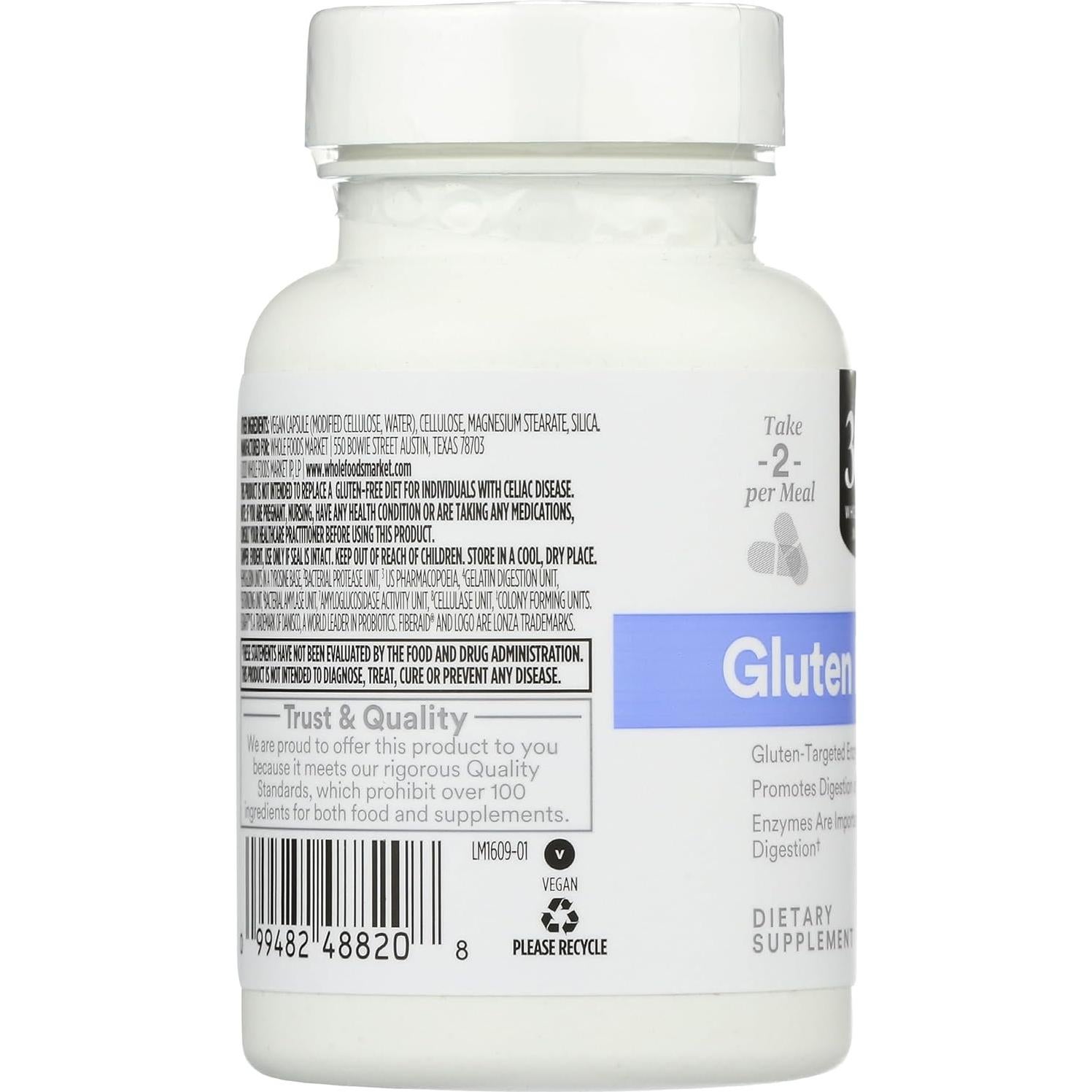 Enzimas Digestivas de Gluten 365 Everyday Value - 60 Cápsulas