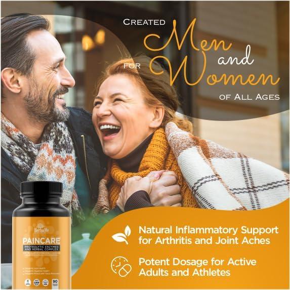 Suplemento de Enzimas Proteolíticas HerbaMe 90 Cápsulas