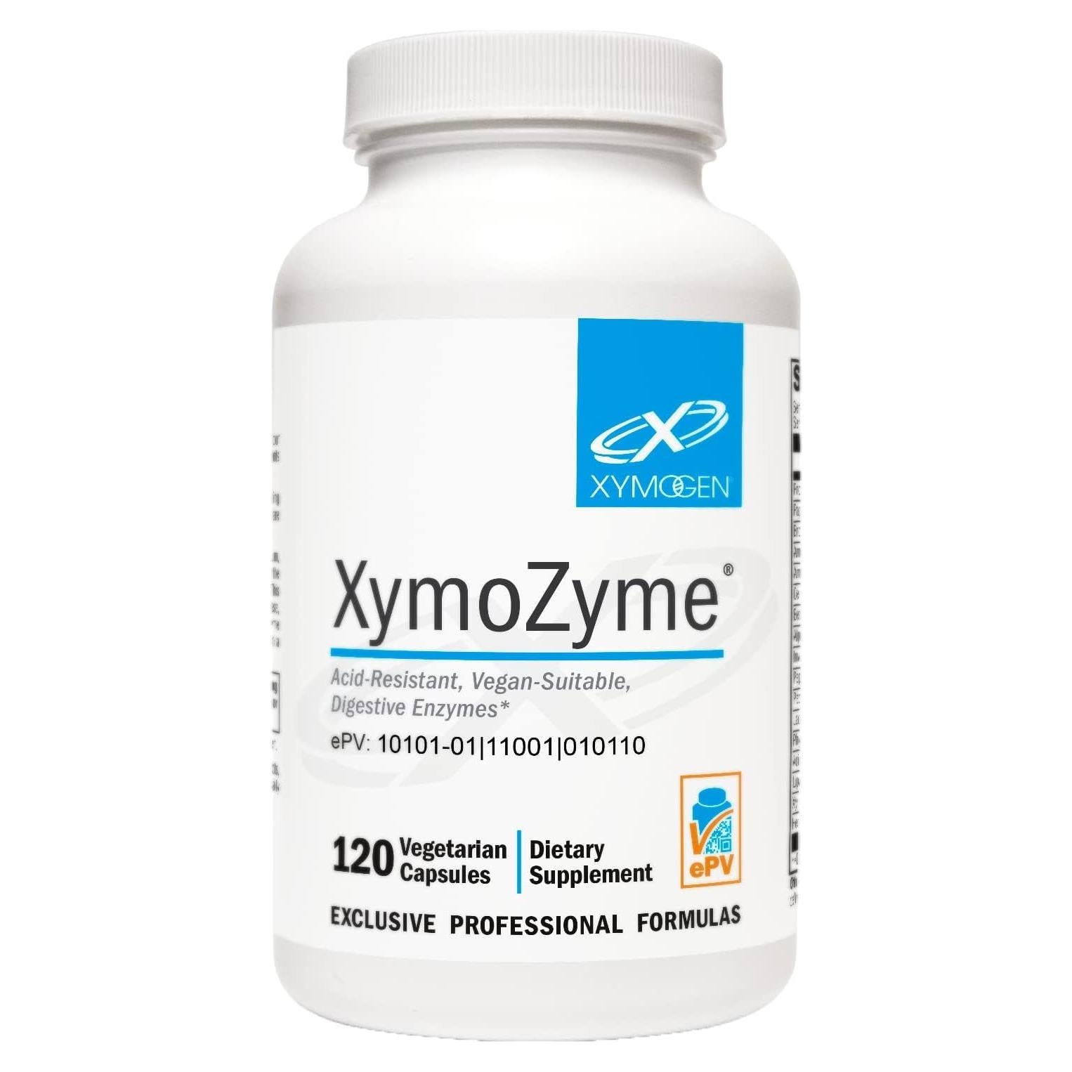 XymoZyme Enzimas Digestivas Veganas Xymogen 120 Cápsulas