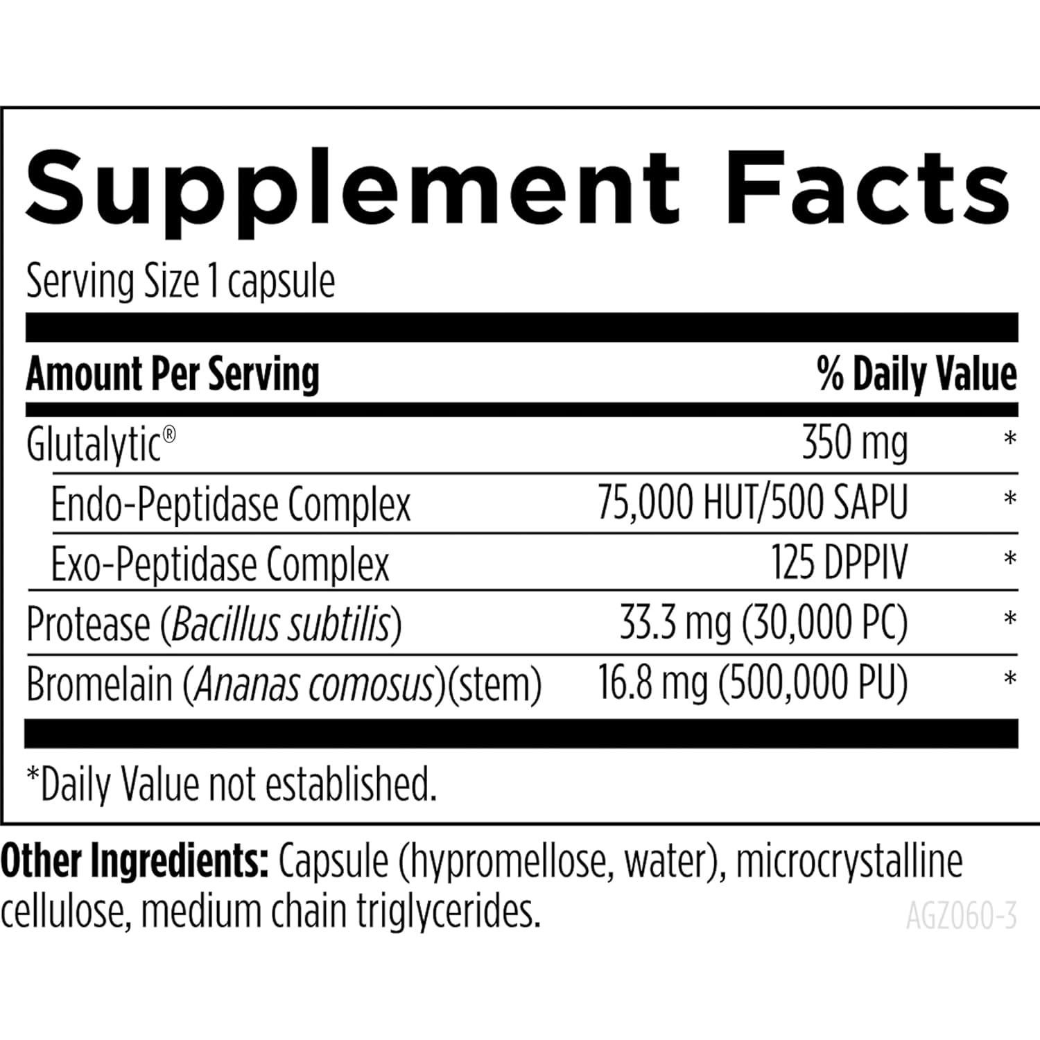 Suplemento Enzimas Digestivas AllerGzyme Designs for Health 60 Cápsulas