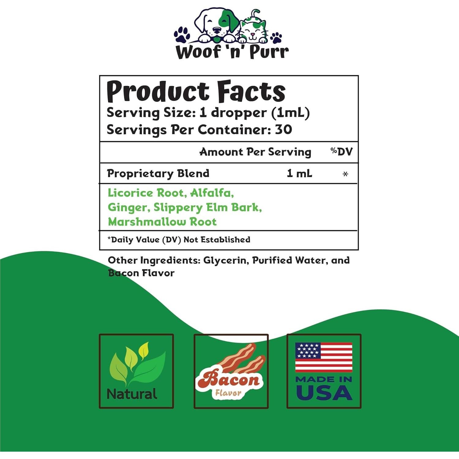 Tinctura Digestiva para Perros Woof 'n' Purr 30 ml