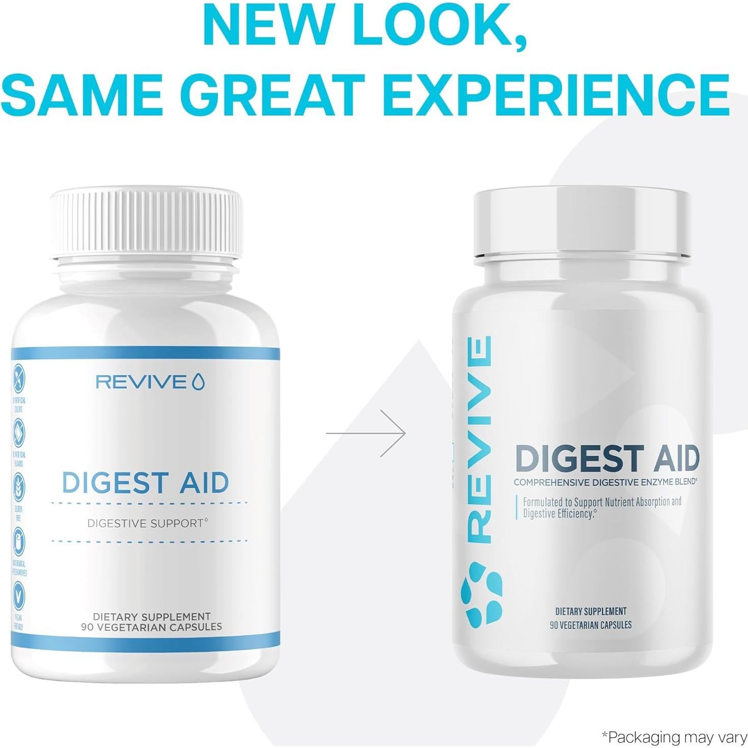 Suplemento Digestivo Revive MD - 90 Cápsulas Vegetarianas