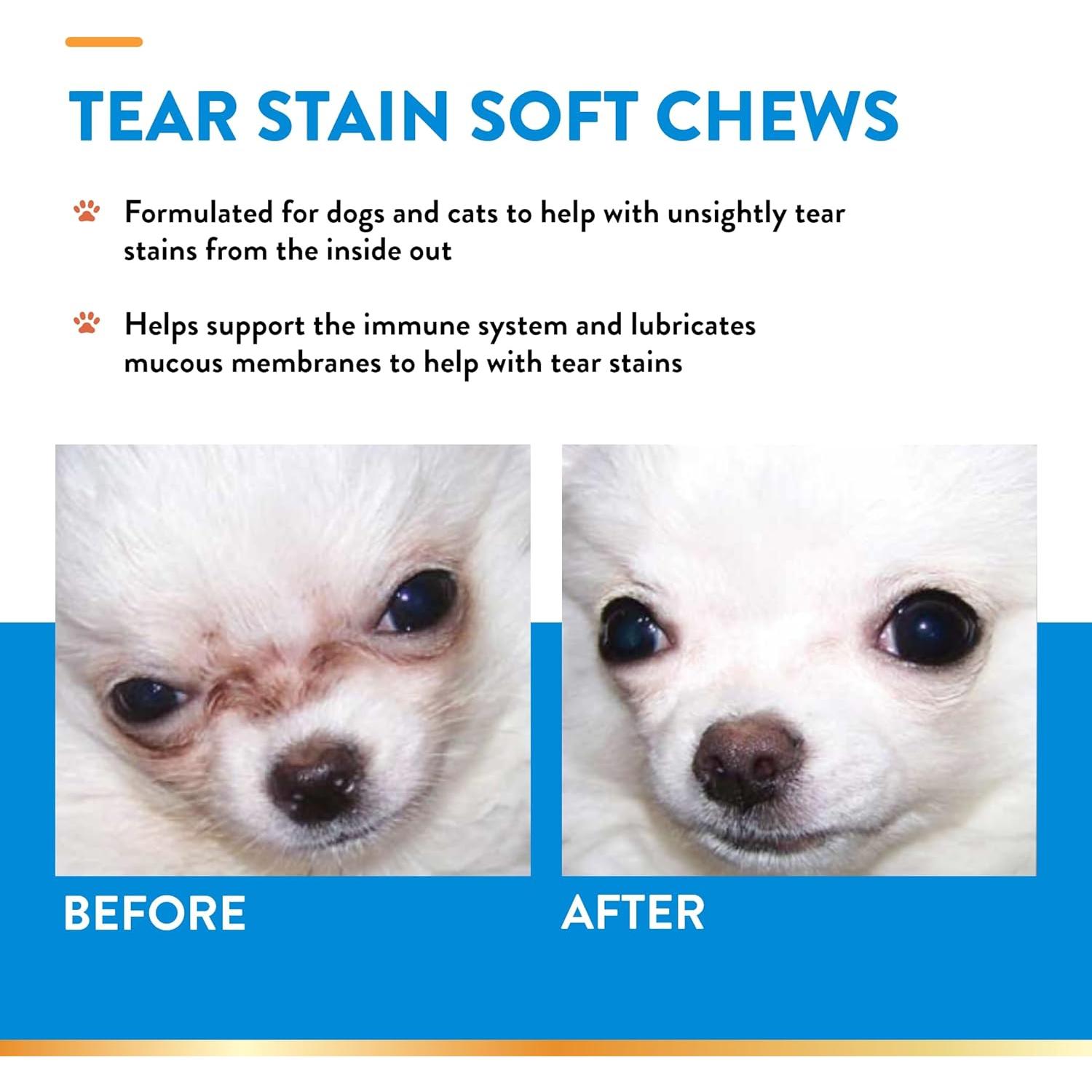 Suplemento NaturVet Luteína para Manchas de Lagrimas 120 Ct