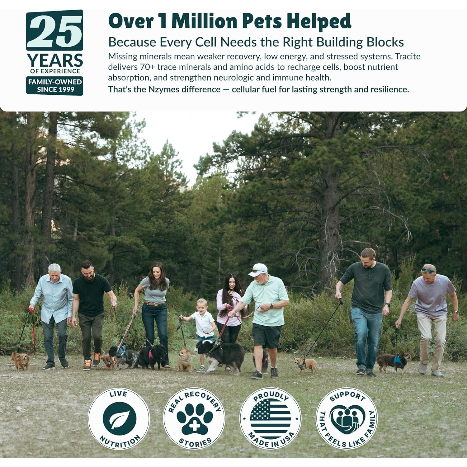 Minerales Tracite Nzymes para Mascotas - Ácido Fulvico y Húmico