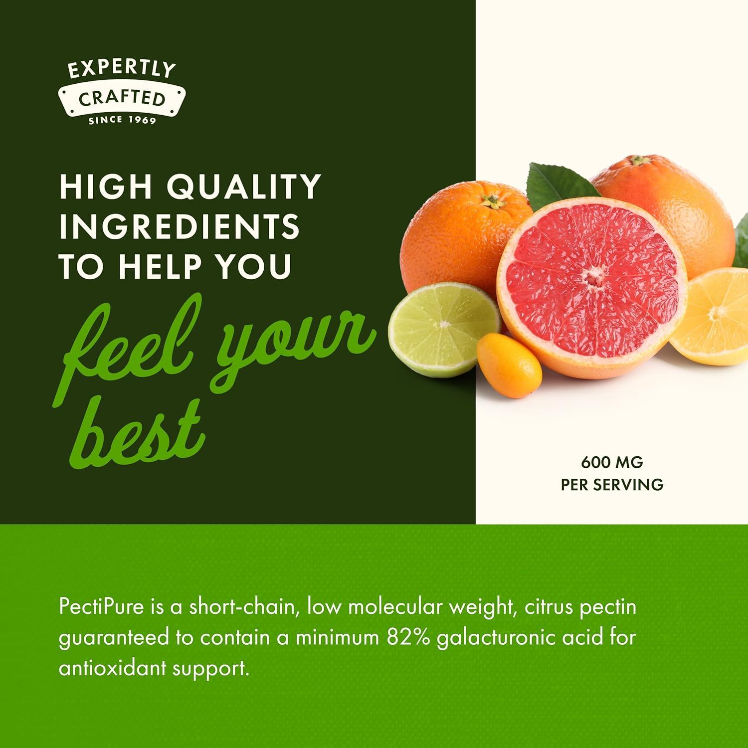 Swanson PectiPure Pectina Cítrica 600mg - 60 Cápsulas