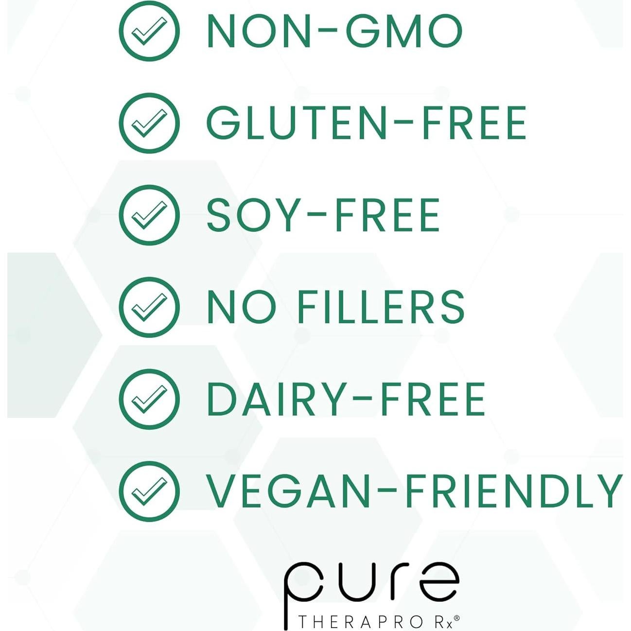 Suplemento Enzimas Digestivas Veganas Pure TheraPro Rx 90 Cápsulas