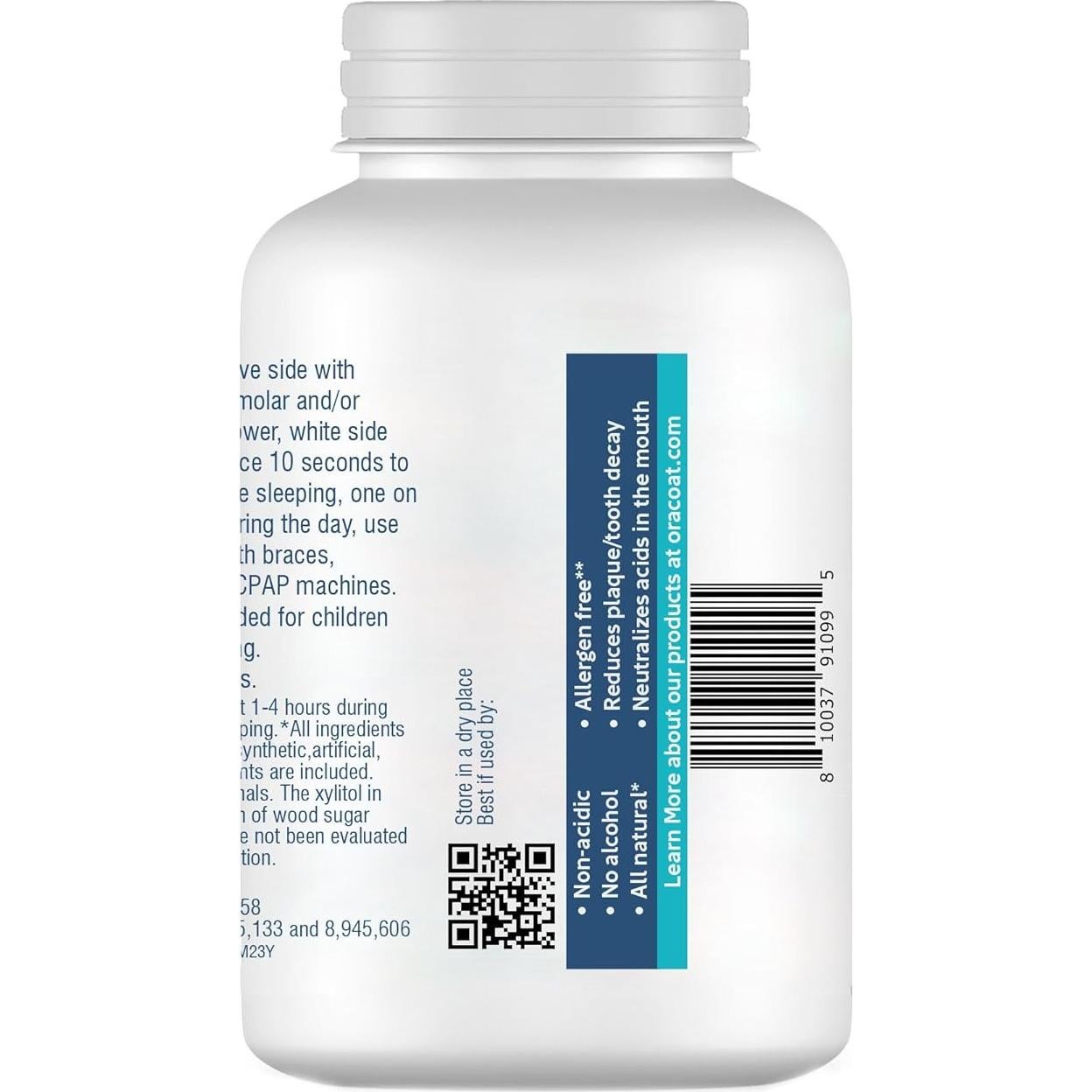 Discos Hidratantes OraCoat XyliMelts para Boca Seca 100 Unidades