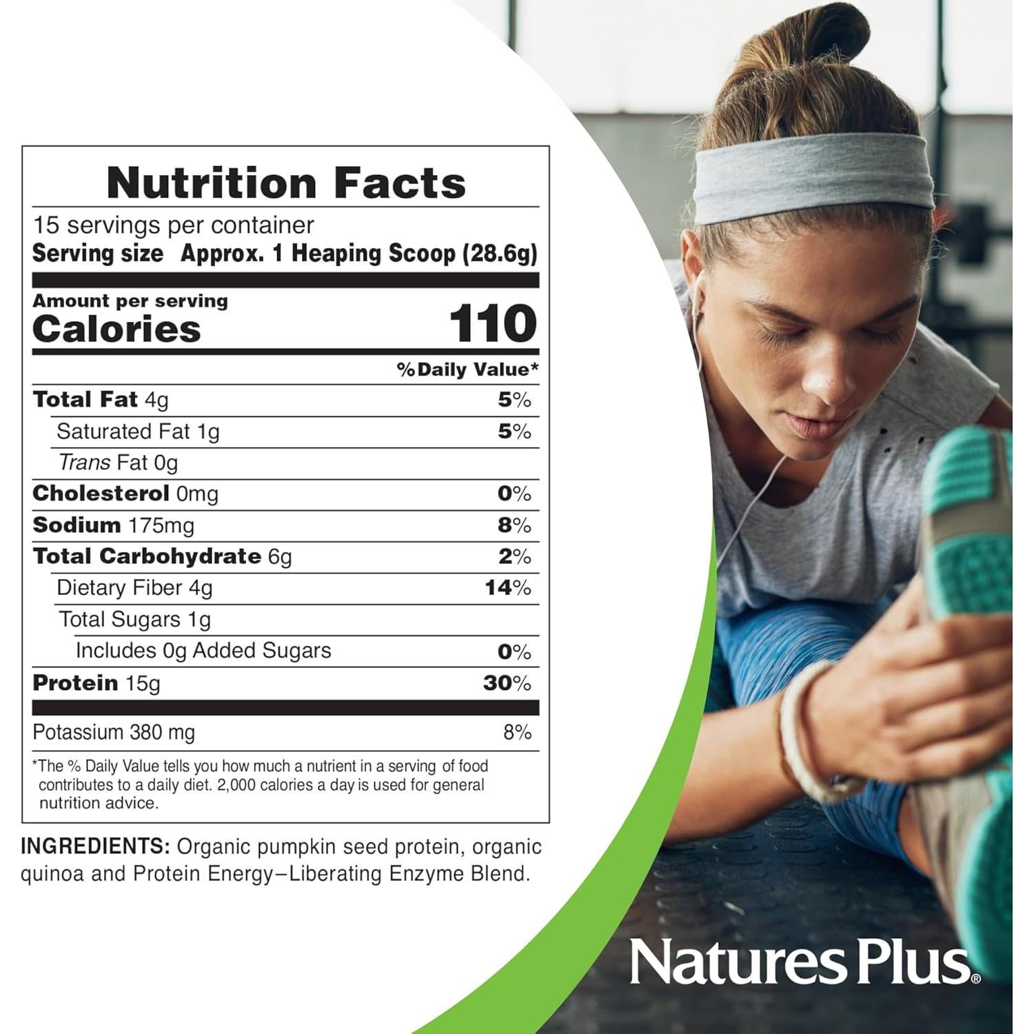 Proteína de Semilla de Calabaza Orgánica NaturesPlus 0.43 kg