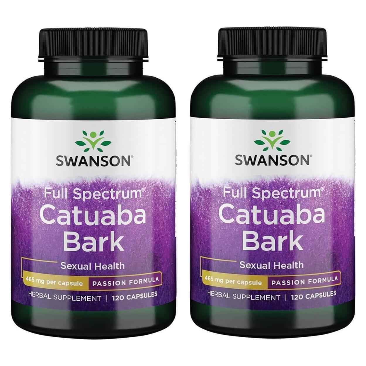 Corteza de Catuaba Swanson 465 mg 120 Cápsulas Energizante