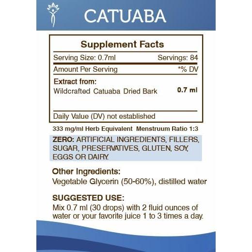 Extracto de Catuaba Sin Alcohol 59 ml - Secretos de la Tribu