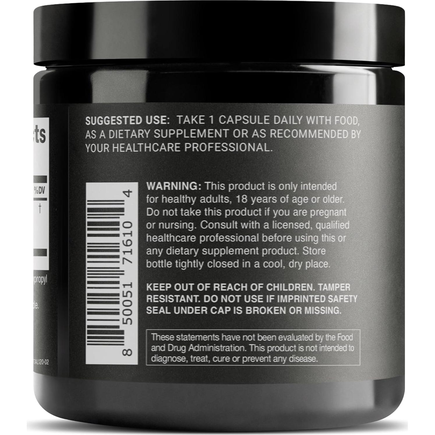 Tongkat Ali 200:1 Toniiq - Extracto 120 cápsulas 2% Eurycomanona