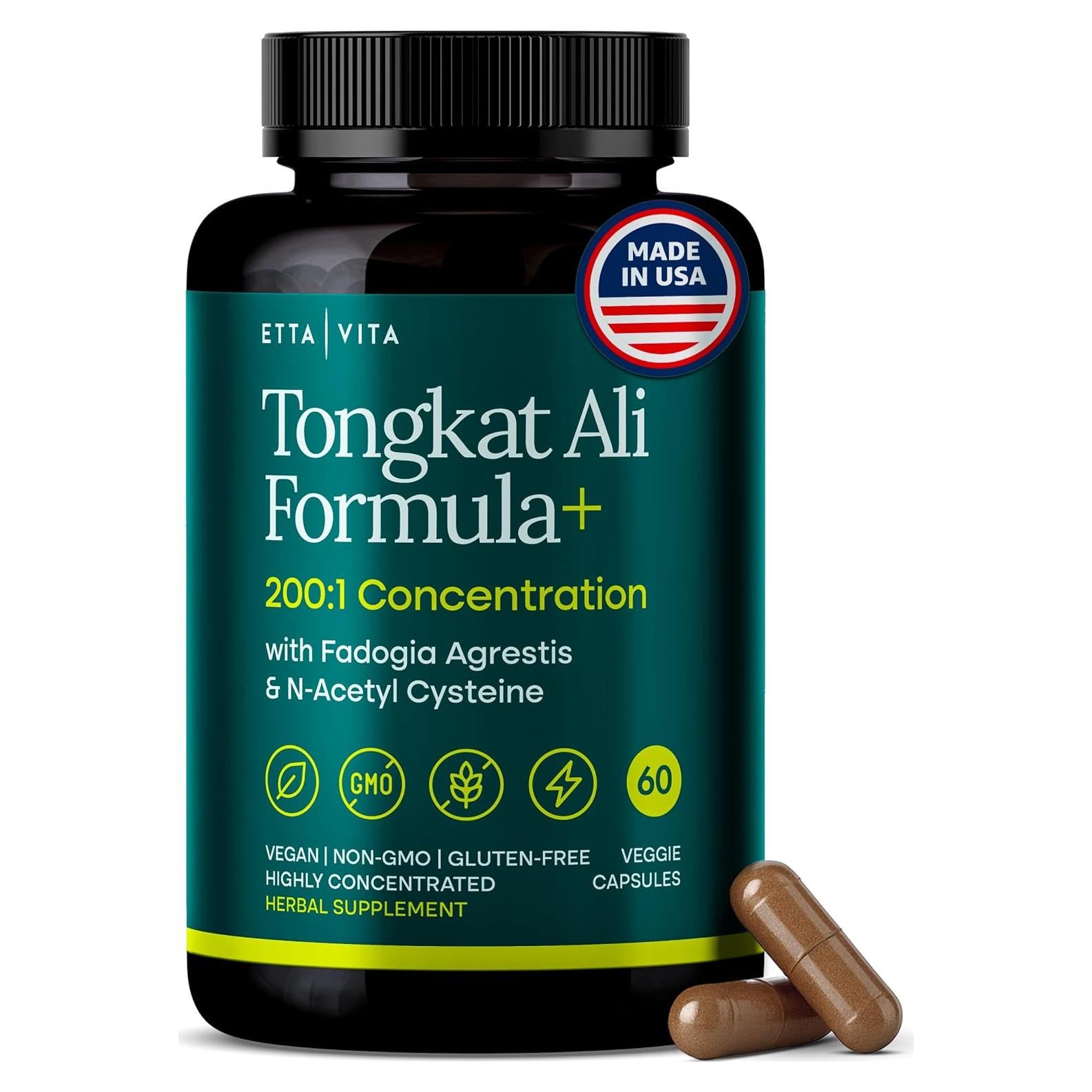 Suplemento Energético Etta Vita Longjack 700mg - Fadogia Agrestis