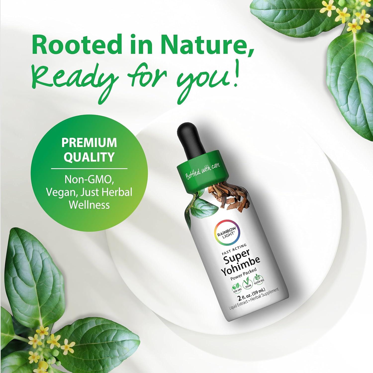 Extracto de Yohimbe Rainbow Light 59.15 mL - Libre de Alcohol