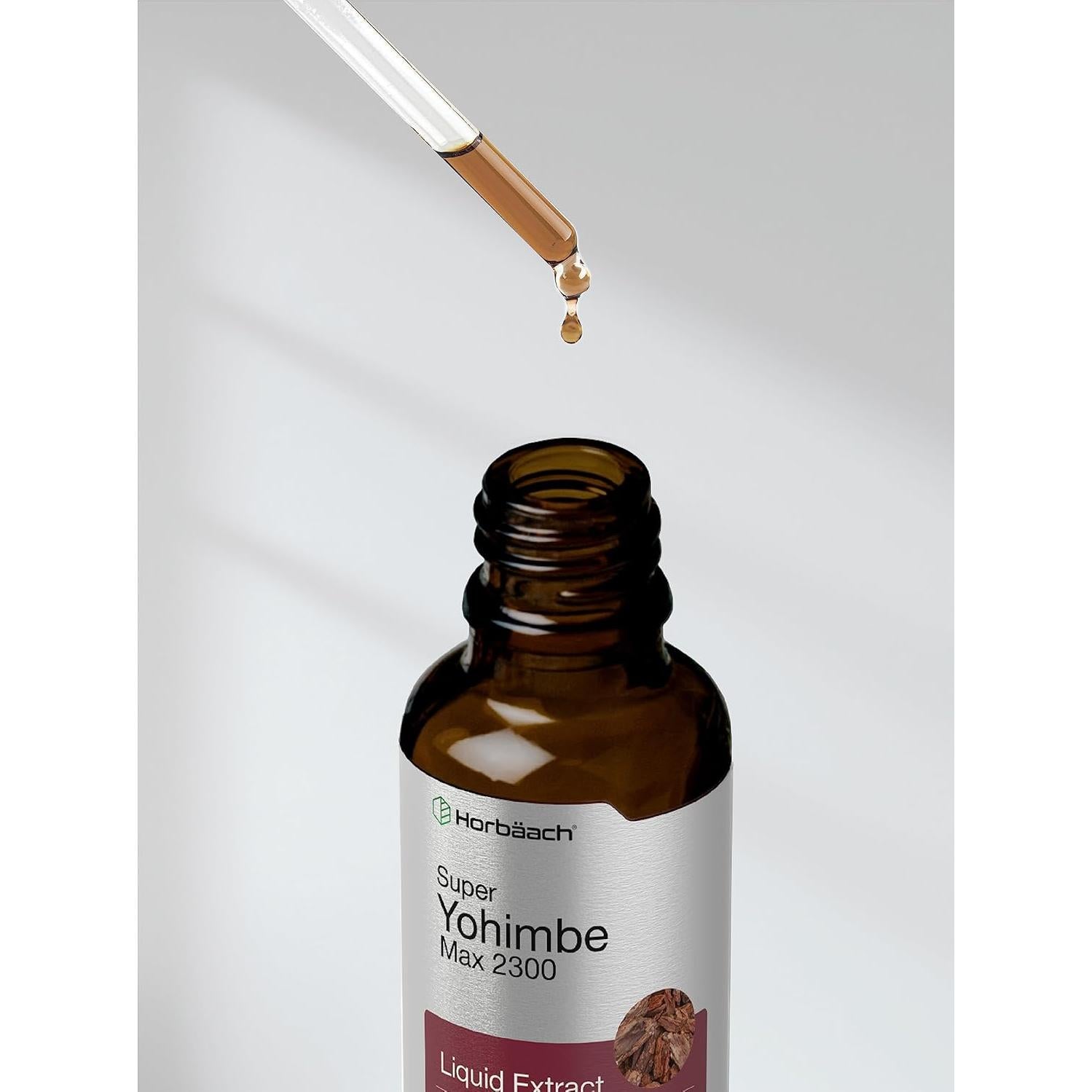 Extracto Líquido de Yohimbe Horbäach 60 ml - Sin Alcohol y Vegetariano