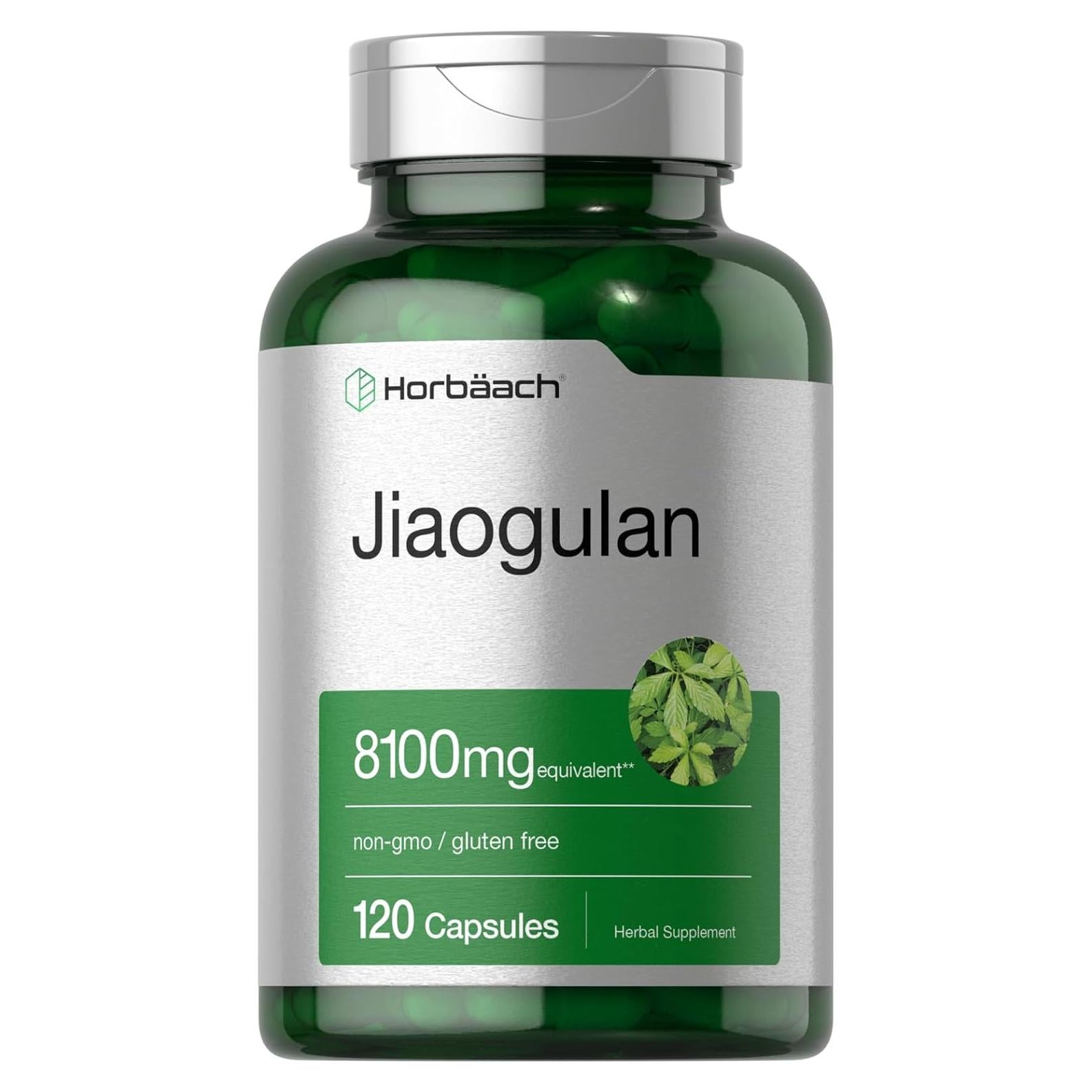 Cápsulas de Jiaogulan Horbäach 8100 mg 120 Unidades Suplemento