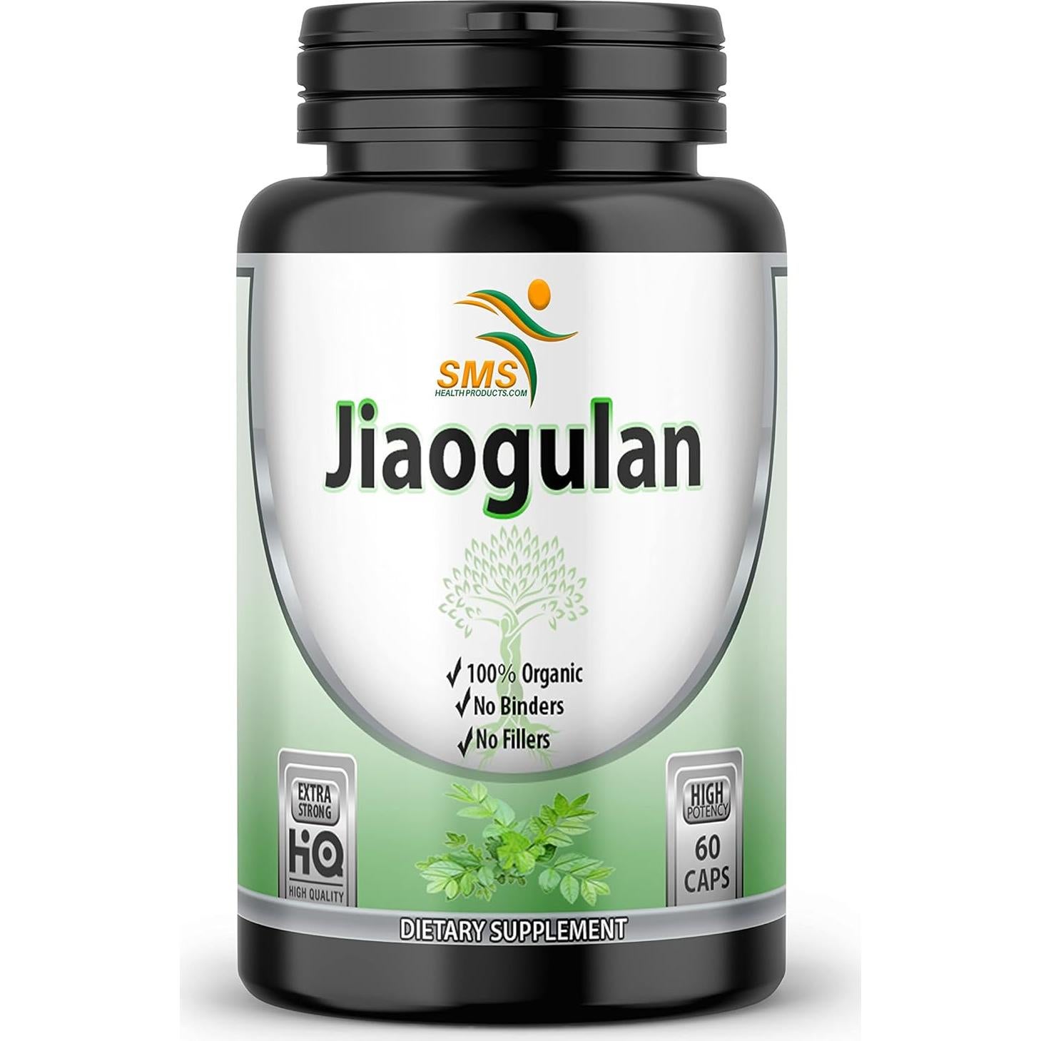 Píldoras de Jiaogulan SMS, 60 Cápsulas Vegetales, Extracto 10:1