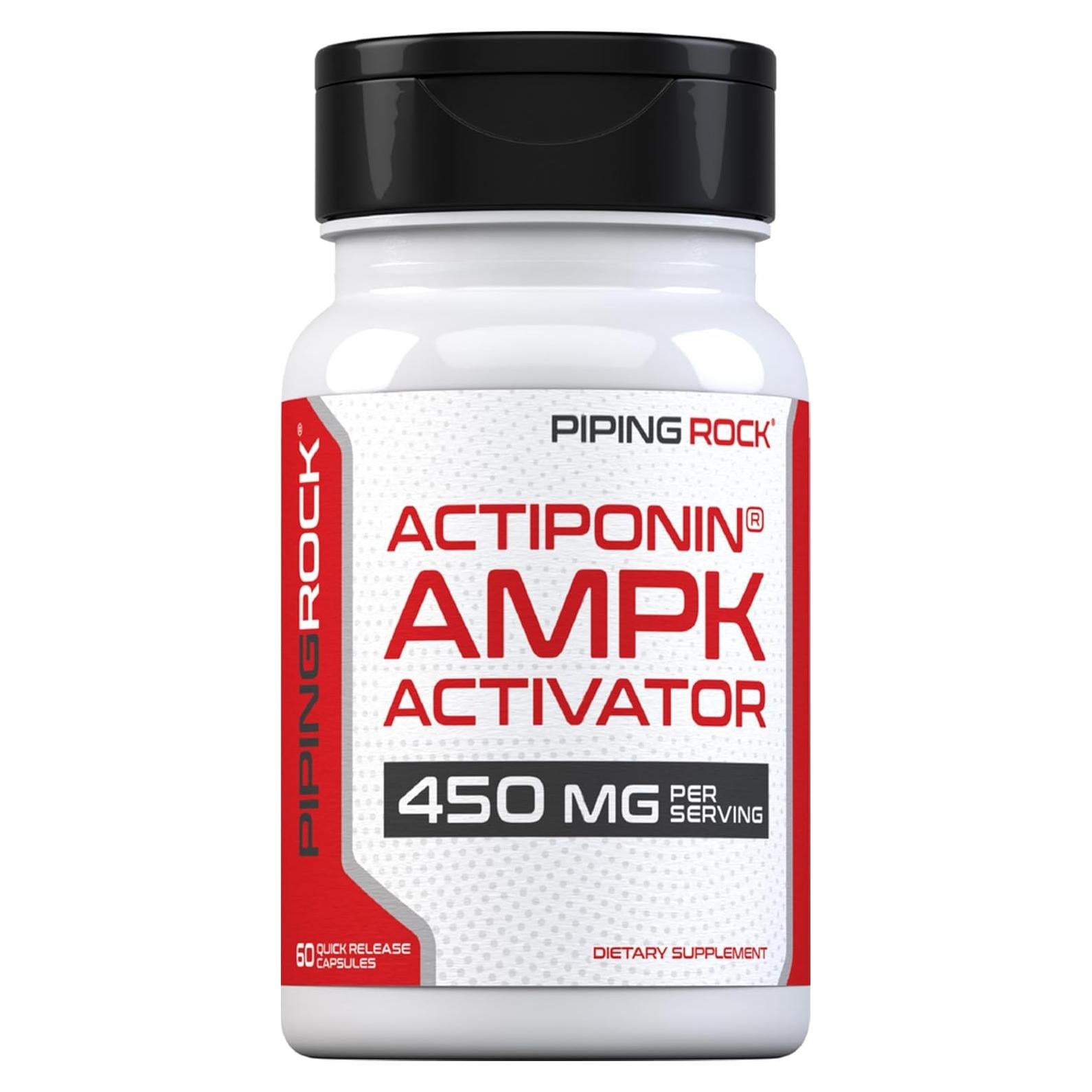 Suplemento Metabólico AMPK Piping Rock 450 mg 60 Cápsulas