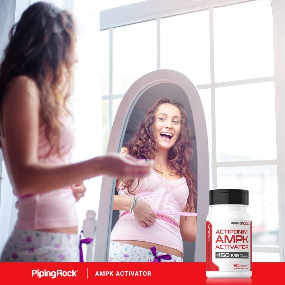 Suplemento Metabólico AMPK Piping Rock 450 mg 60 Cápsulas