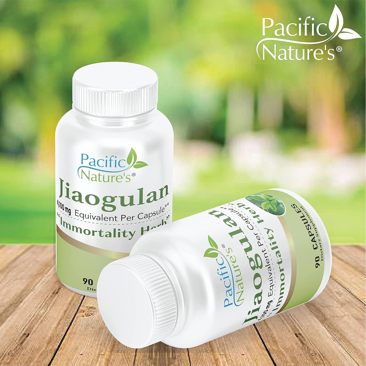 Suplemento Herbal Jiaogulan Pacific Nature 90 Cápsulas 4100mg