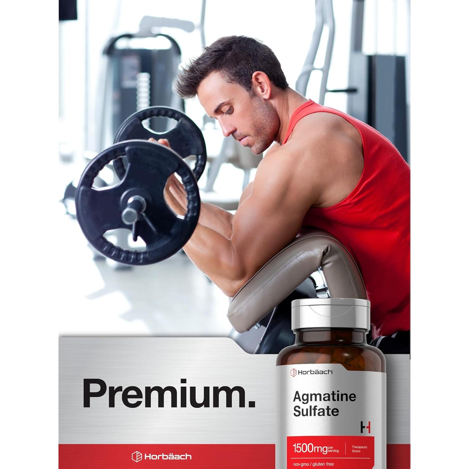 Cápsulas de Sulfato de Agmatina Horbaach 1500mg - 60 Píldoras