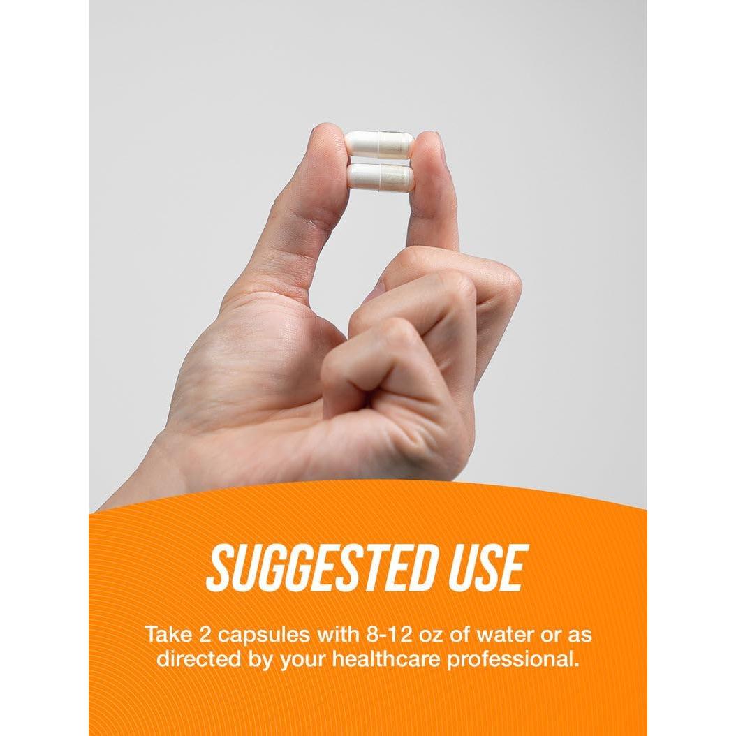 Cápsulas de Sulfato de Agmatina BulkSupplements 1000mg 180 Unidades