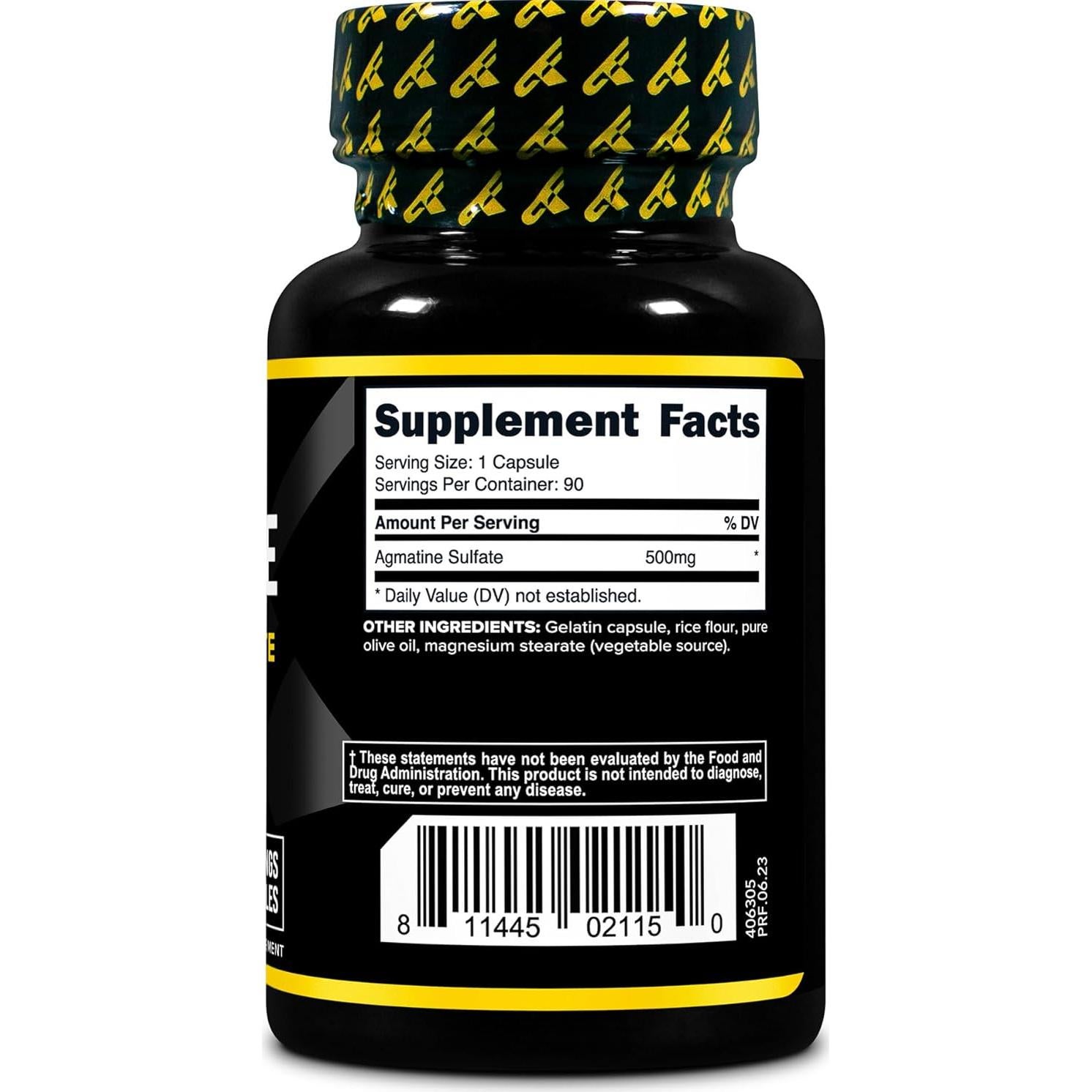 Sulfato de Agmatina PrimaForce 500mg 90 Cápsulas Suplemento