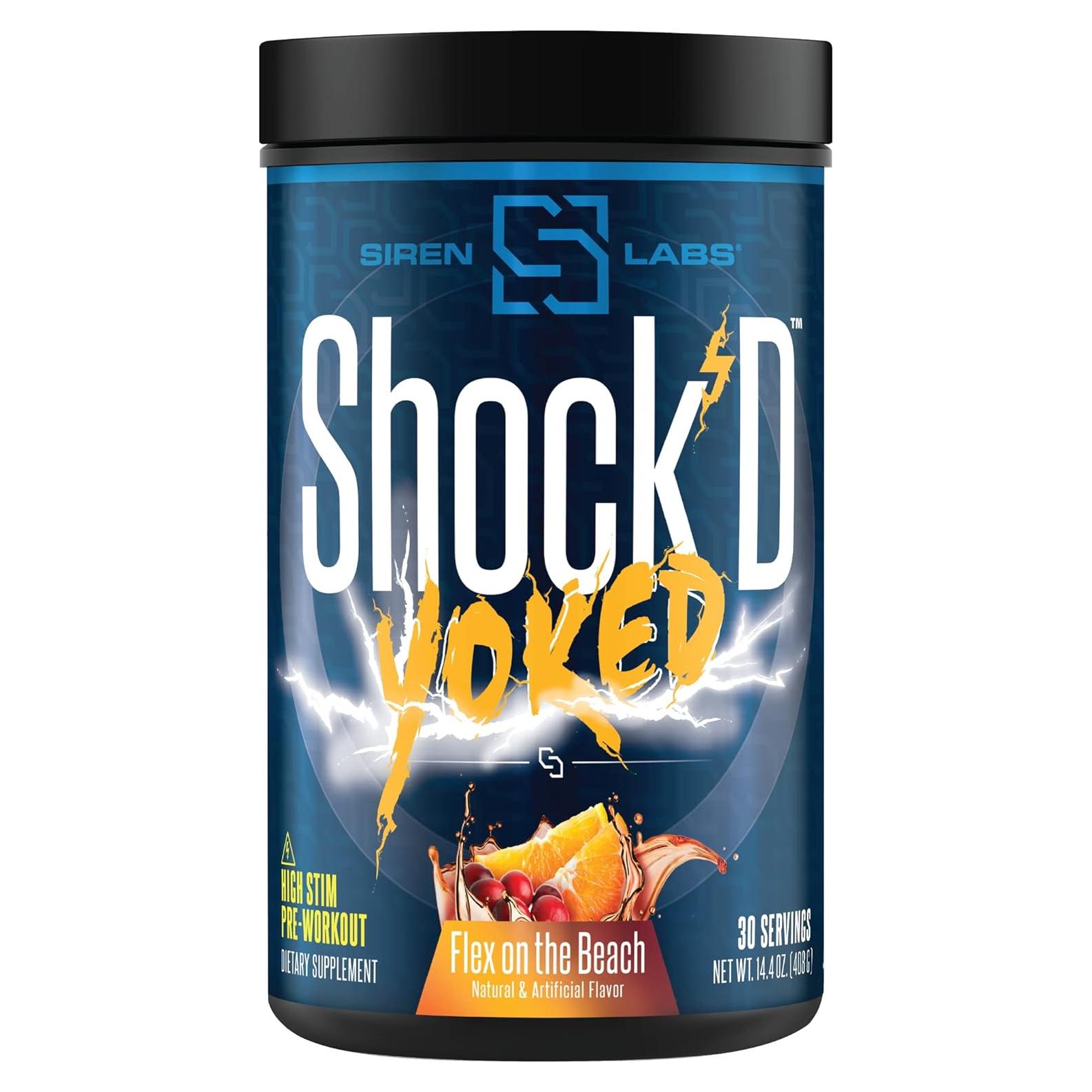 Pre-Entrenamiento Shock'D Yoked - Alta Energía 30 Porciones