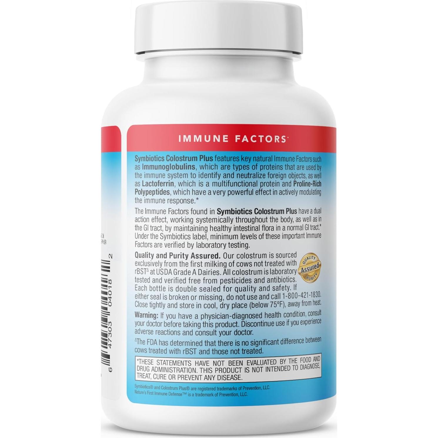 Cápsulas de Calostro Naturade 240ct - Soporte Inmunológico