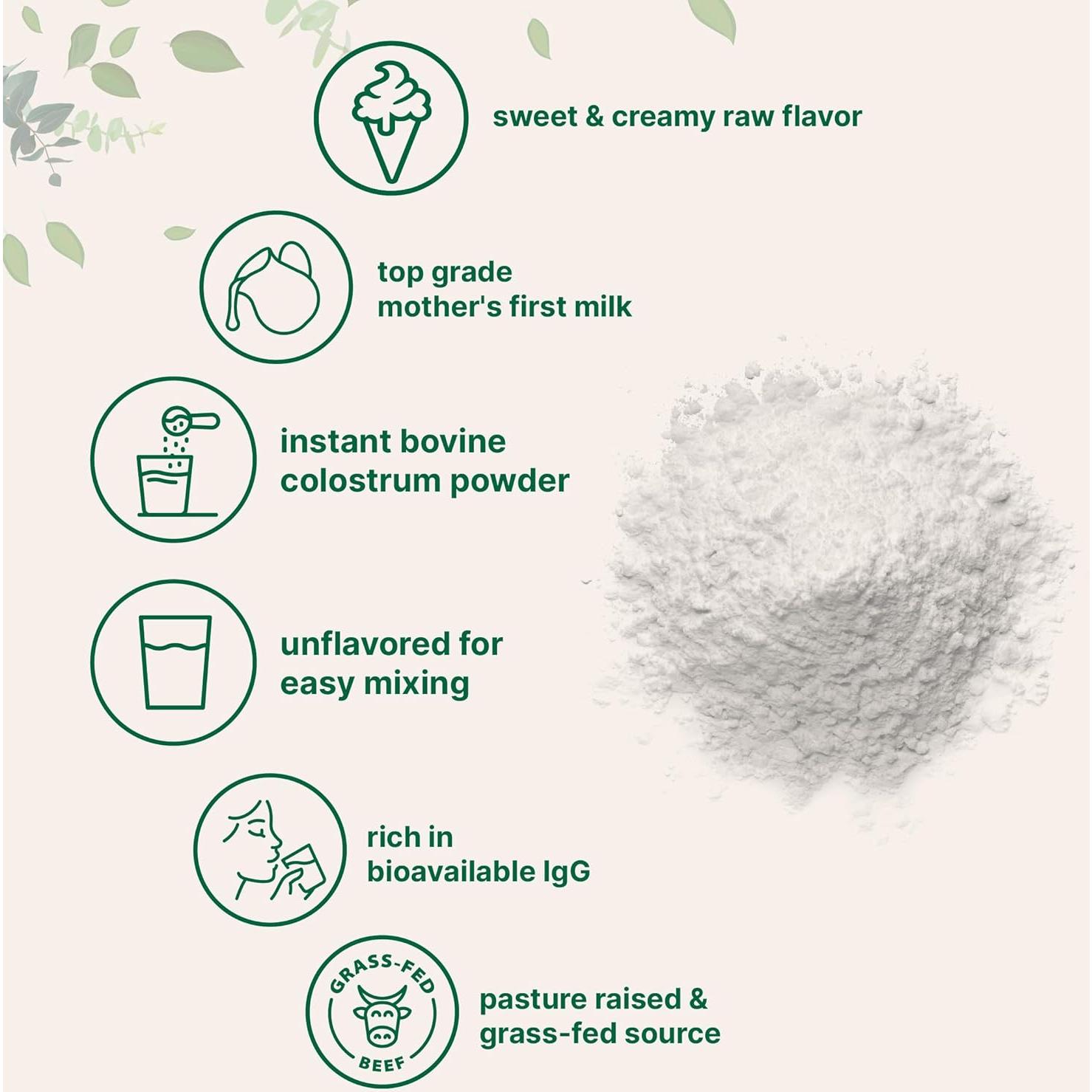 Polvo de Calostro Bovino Micro Ingredients 227 g | Sin Gluten