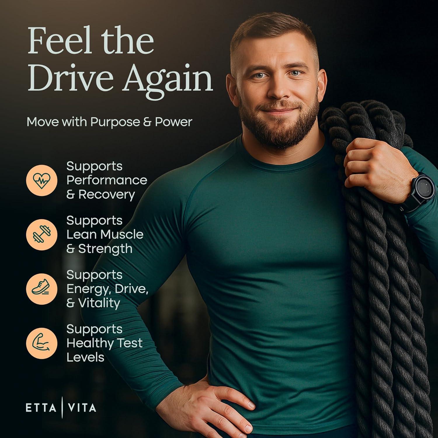 Fadogia Agrestis 600mg Etta Vita - Suplemento Natural Testosterona