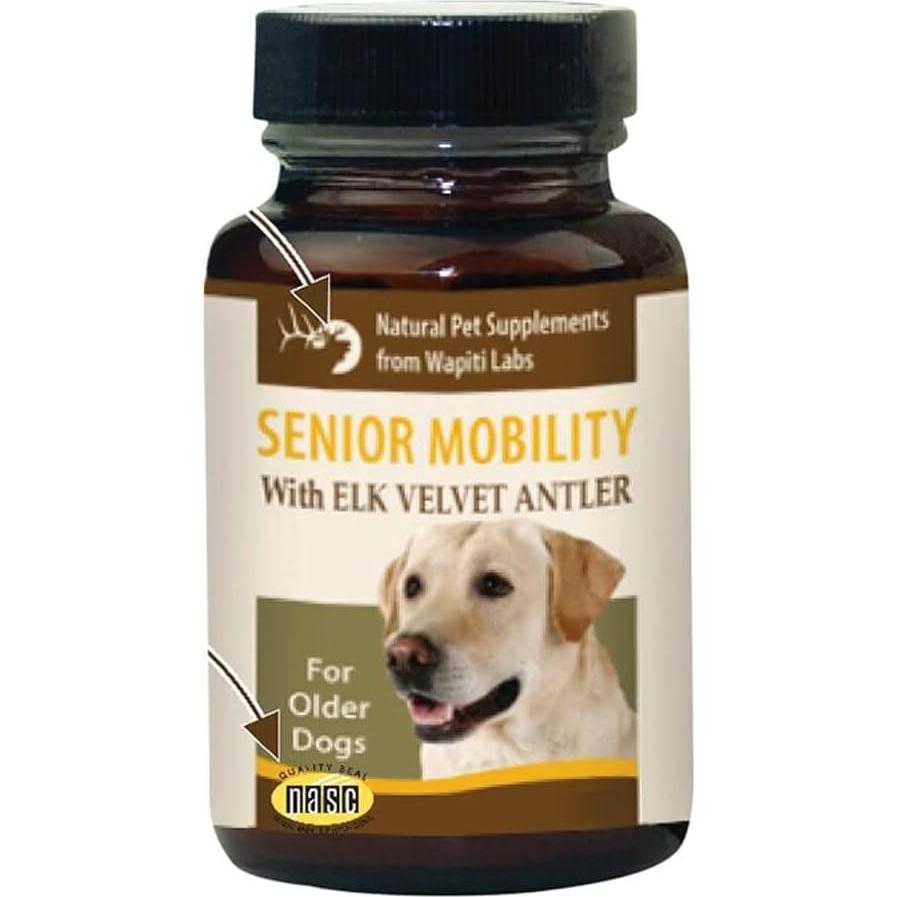 Tabletas de Movilidad para Perros Mayores Wapiti Labs 60 Unidades