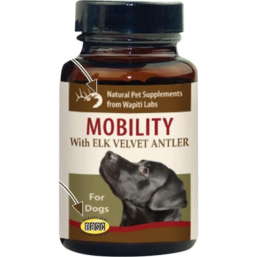 Suplementos de Movilidad para Perros Wapiti Labs 60 Tabletas