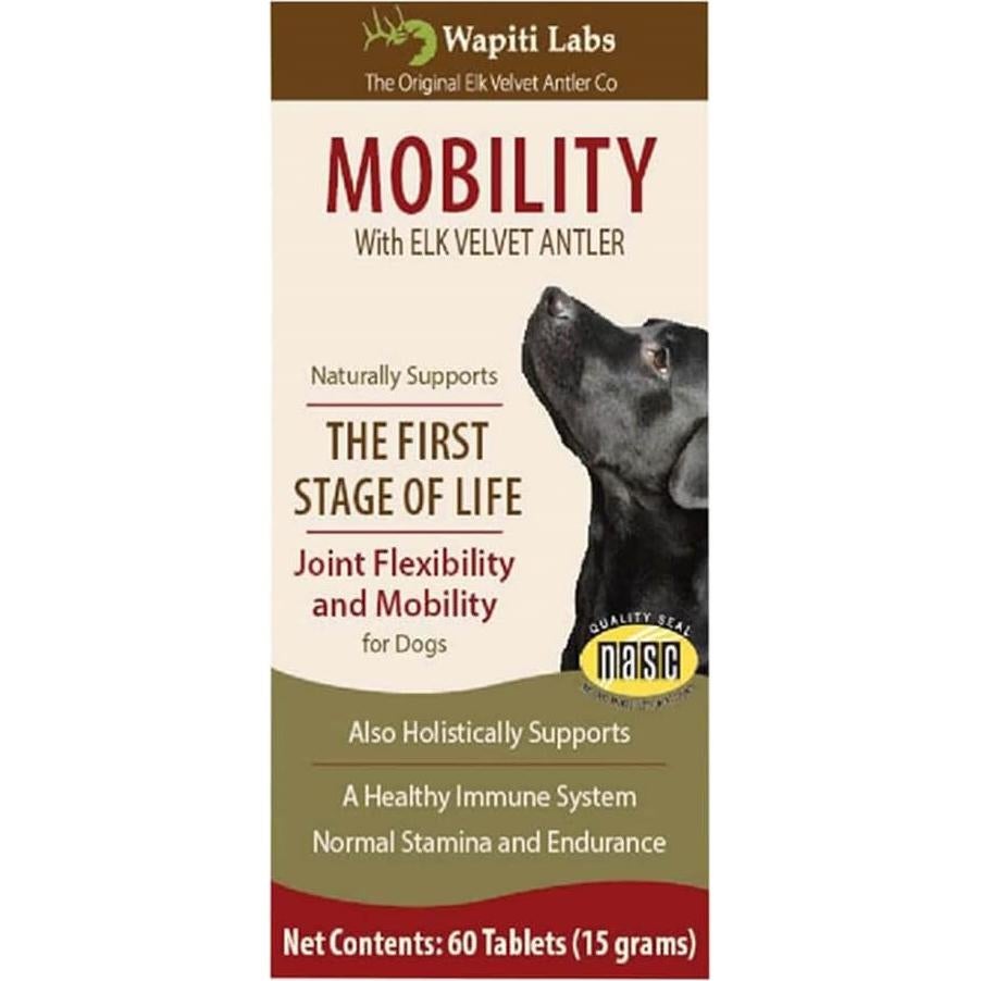 Suplementos de Movilidad para Perros Wapiti Labs 60 Tabletas