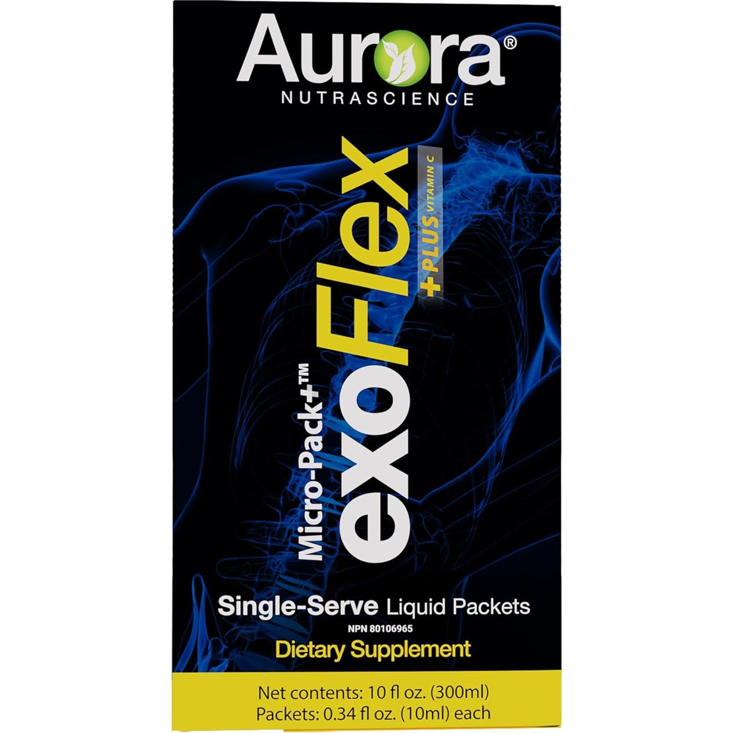 Suplemento Articular Liposomal Aurora exoFlex+ 30 Paquetes