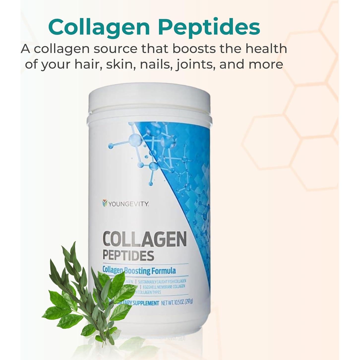 Youngevity Polvo de Colágeno Hidrolizado Múltiple 323.2 g