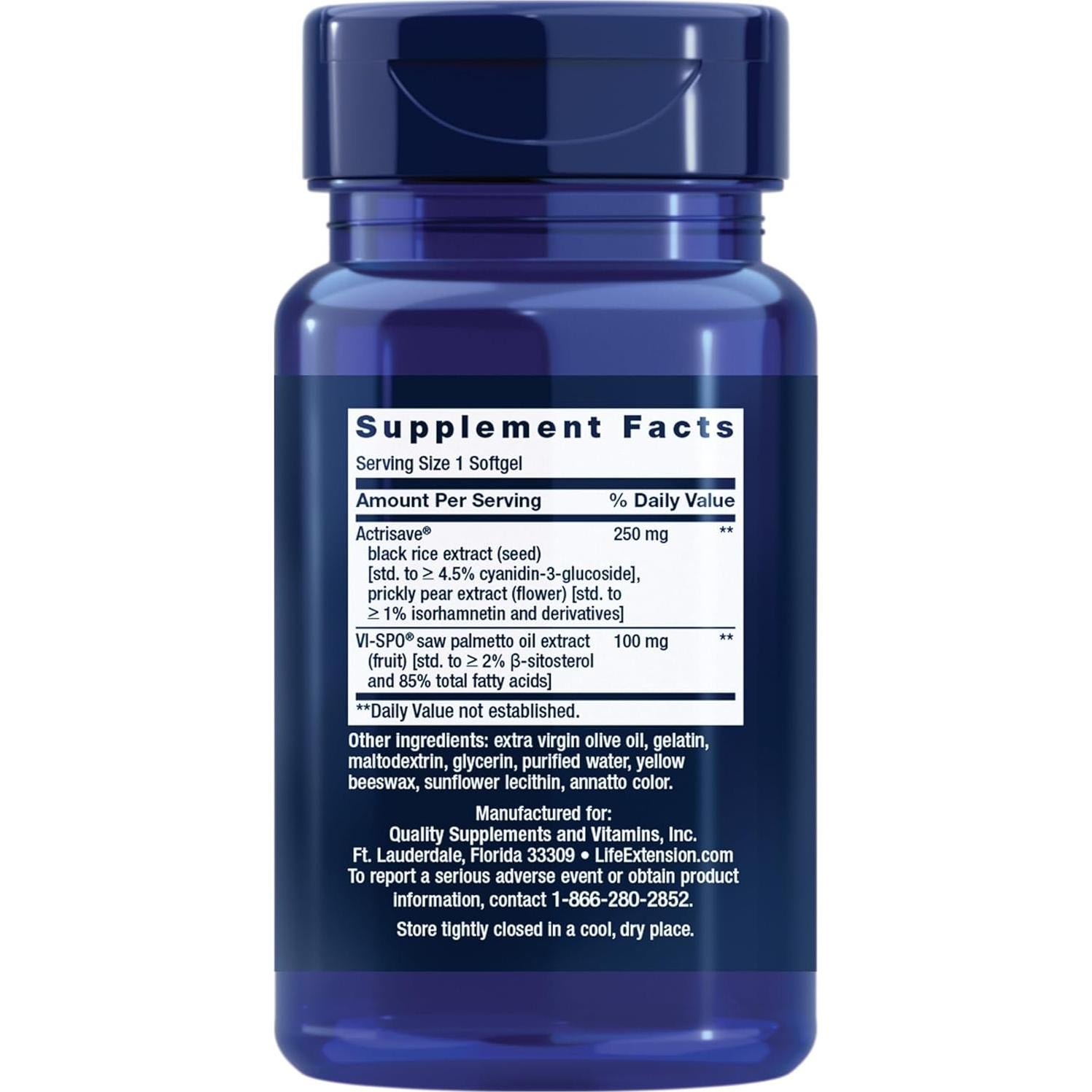 Suplemento Crecimiento Cabello Hombres ActriSave 30 Gelatinas