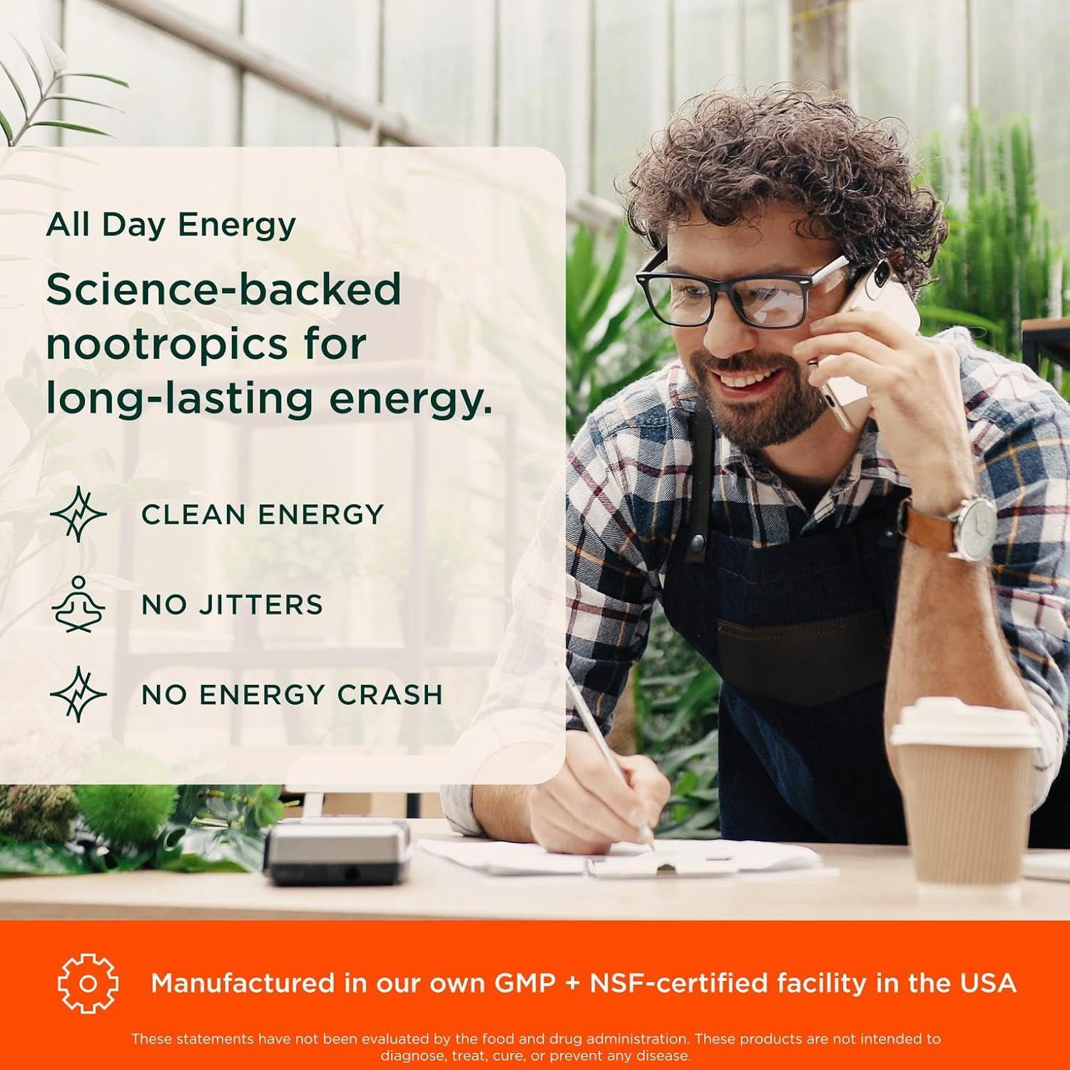 Genius Caffeine - Pastillas de cafeína 100mg - 100 cápsulas