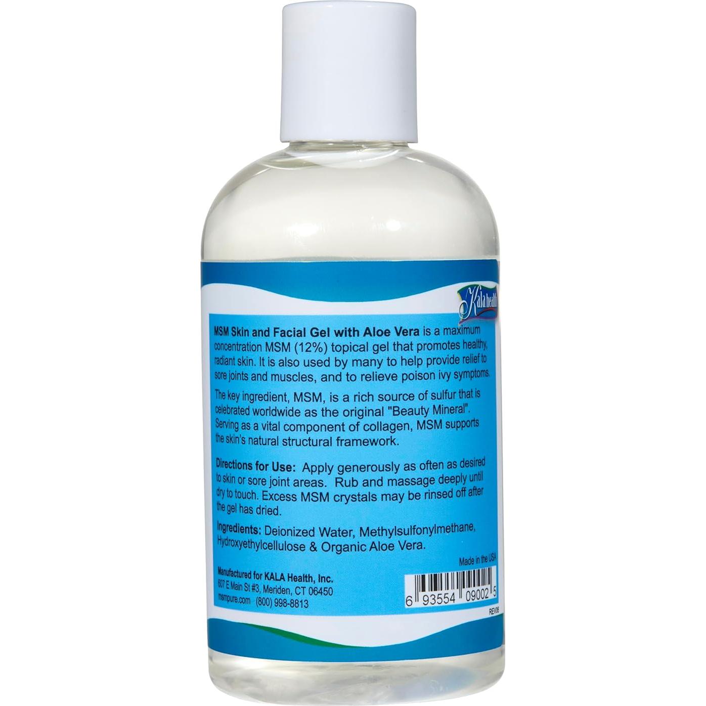 Gel de MSM Kala Health 227g con Aloe Orgánico para Piel